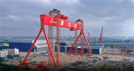gantry crane for shipbuilding